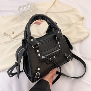 Rivet Crossbody Bag Women's Shoulder Messenger Purse Handbag