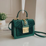 Velvet Handbag Purse Women Crossbody Bags Winter Ladies Messenger Bags Tote