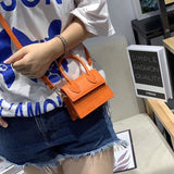 Small Crossbody Bag Women PU Leather Handbag Mini Chain Shoulder Messenger