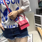 Small Crossbody Bag Women PU Leather Handbag Mini Chain Shoulder Messenger