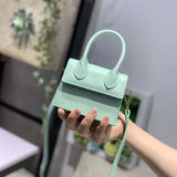 Small Crossbody Bag Women PU Leather Handbag Mini Chain Shoulder Messenger