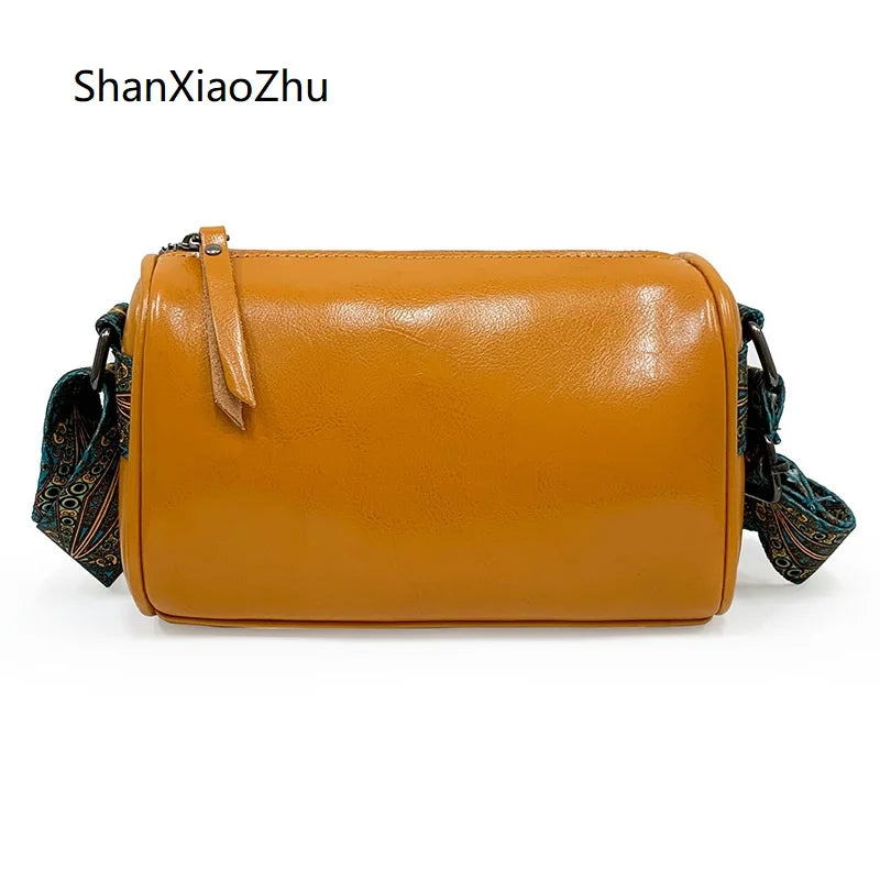 Women's Leather Shoulder Bag Crossbody Tote Cow Leather Handbag