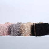 Tassel Lady Bag Small Bridal Clutch Cross Body Bag Wedding Snowflake Decoration