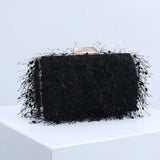 Tassel Lady Bag Small Bridal Clutch Cross Body Bag Wedding Snowflake Decoration