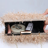 Tassel Lady Bag Small Bridal Clutch Cross Body Bag Wedding Snowflake Decoration