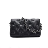 Leather Shoulder Bag Chains Bolsa Flap Bags for Girls