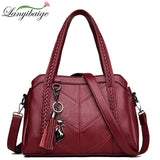 Women Crossbody Bag Leather Shoulder Casual Ladies Handbags
