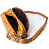 Leather Crossbody Shoulder Bag for Women Small Tote Bag