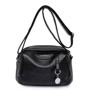 Leather Crossbody Shoulder Bag for Women Small Tote Bag