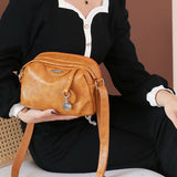 Leather Crossbody Shoulder Bag for Women Small Tote Bag