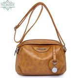 Leather Crossbody Shoulder Bag for Women Small Tote Bag