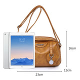 Leather Crossbody Shoulder Bag for Women Small Tote Bag