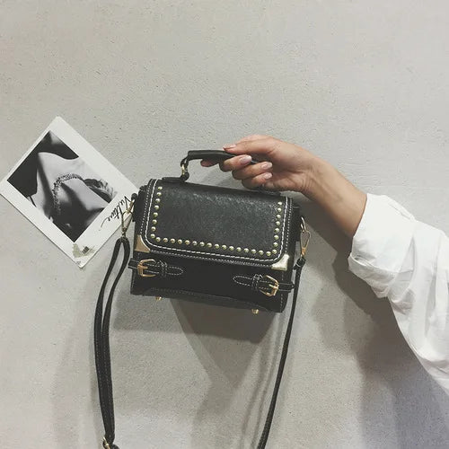 Rivet Crossbody Bag for Women Shoulder Bag