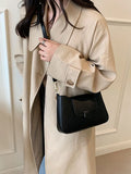 Crossbody Bags Women's Shoulder Bag Pu Leather Contrast