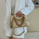 Women's Single Shoulder Leather Handbag Tote