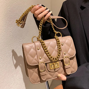 Lingge PU Leather Tote Bag for Women