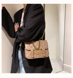Lingge PU Leather Tote Bag for Women