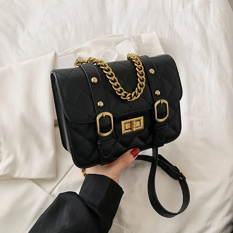 Lingge PU Leather Tote Bag for Women