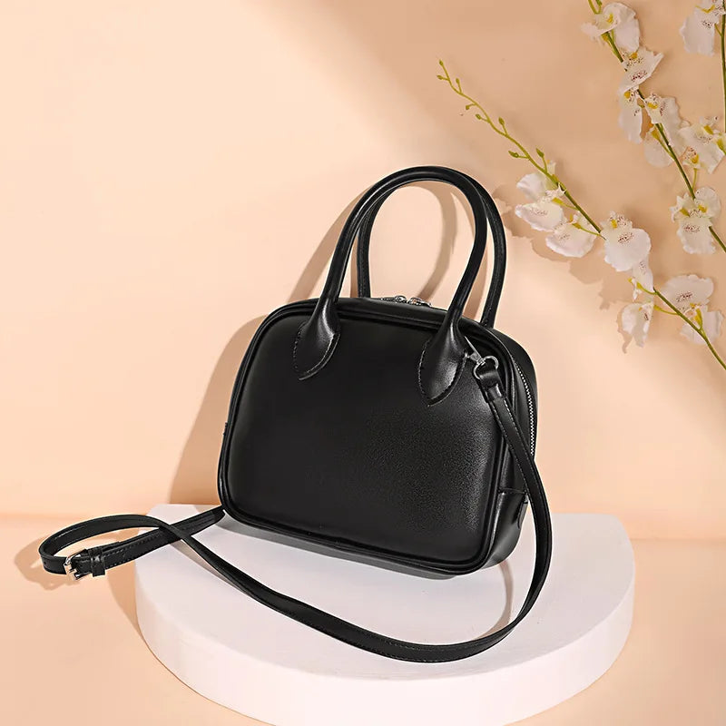 Medium PU Leather Handbag Shoulder Bags for Women Tote Bag