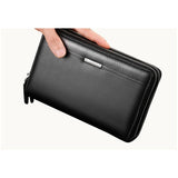 Men Wallet Leather Purse Casual Long Business Male Clutch Wallets