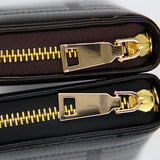 Men's Leather Wallet with Wrist Strap Clutch