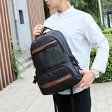 Men's Business Laptop Backpack Waterproof School Bag