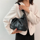 Women's PU Leather Underarm Tote Bag