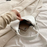 Circular Patent Leather Side Shoulder Bag for Women