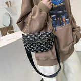 Canvas Chain Chest Bag Lady Belt Bag Purse Lipstick Bag