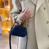 Women's Shoulder Bag with Pearls Mini Crossbody Clutch
