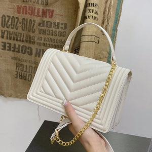 Chain Shoulder Messenger Bag PU Leather Women Handbag