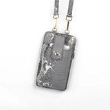 Snake Grain Leather Mini Shoulder Bag Woman Mobile Phone Bag