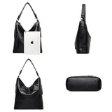 Soft Leather Ladies Messenger Bag High Capacity Tassel Handbag