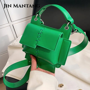 Soft Leather Tote Crossbody Handbag for Women