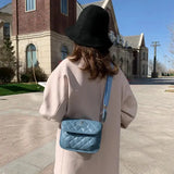 Small Square Bag High Handbag Wide Shoulder Strap