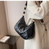 Women's Winter Down Cotton Shoulder Bag Handbags