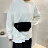 Corduroy Fanny Pack Female Chest Bags Belt Bag Women's