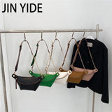 Women Leather Fanny Pack Waist Bag Female Chest Bags Belt Bag