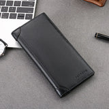 Top Men Leather Wallets Purse Clutch Money Bag