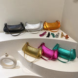 Women Armpit Bags Handbags Orange Green Crossbody Bags