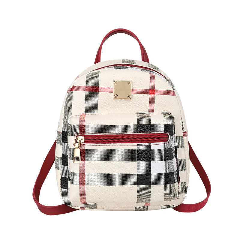 Women Backpack Book Bag Classic Printed Rucksack Female Shoulder Back Bag
