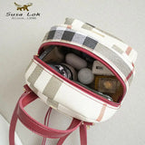 Women Backpack Book Bag Classic Printed Rucksack Female Shoulder Back Bag