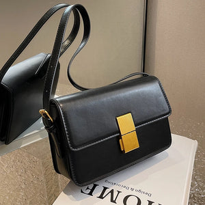 Retro Female Underarm Shoulder Purse High Leather Crossbody Bag