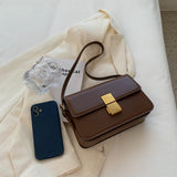 Retro Female Underarm Shoulder Purse High Leather Crossbody Bag