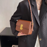 Retro Female Underarm Shoulder Purse High Leather Crossbody Bag