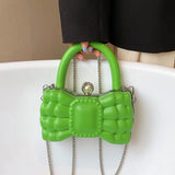 Women Handbag Bow-knot Crossbody Bag Purses Leather Mini Shoulder Bag