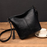 Women Handbags Soft Leather Shoulder Strap Tote Bag