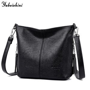 Women Handbags Soft Leather Shoulder Strap Tote Bag