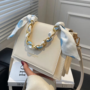 Women Chain Shoulder Crossbody Flap Bag Purse
