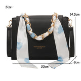 Women Chain Shoulder Crossbody Flap Bag Purse